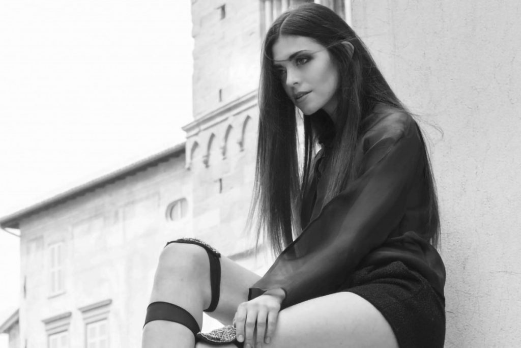 Marija model for shooting editorial catwalk