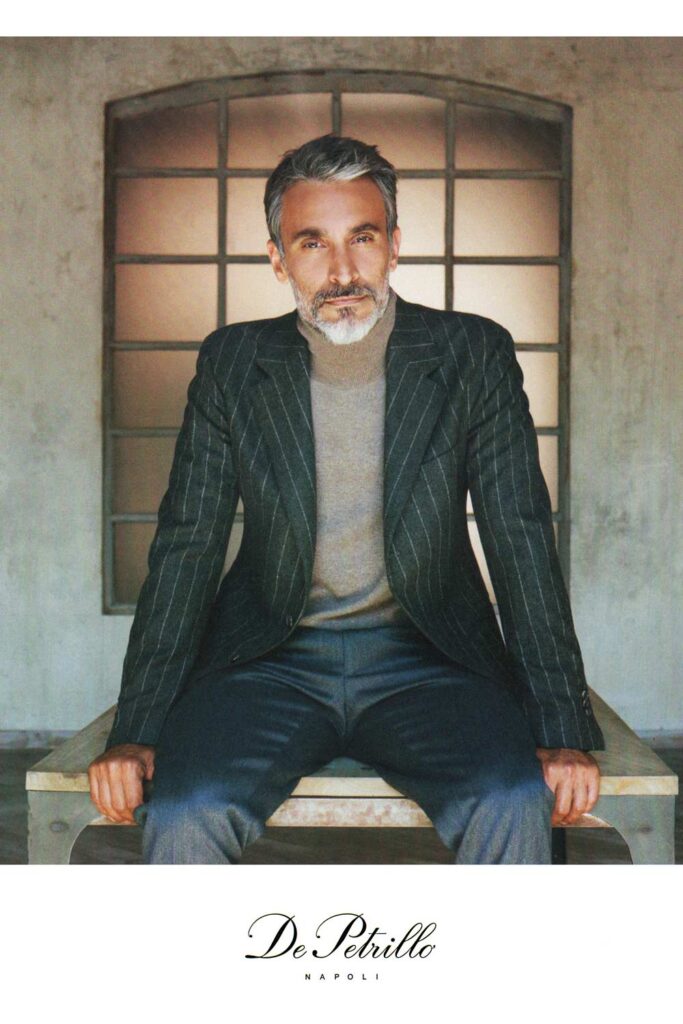 modello argentino, modello internazionale, fashion model, modello over 40, grey model, Dan John, Brunello Cucunelli