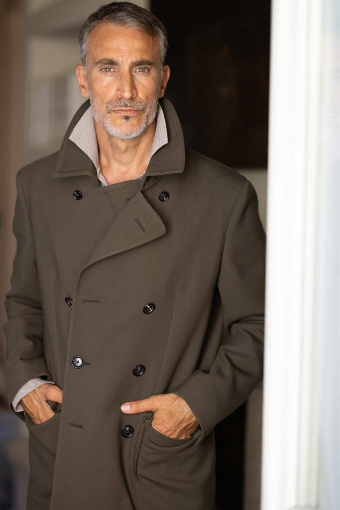 modello argentino, modello internazionale, fashion model, modello over 40, grey model, Dan John, Brunello Cucunelli