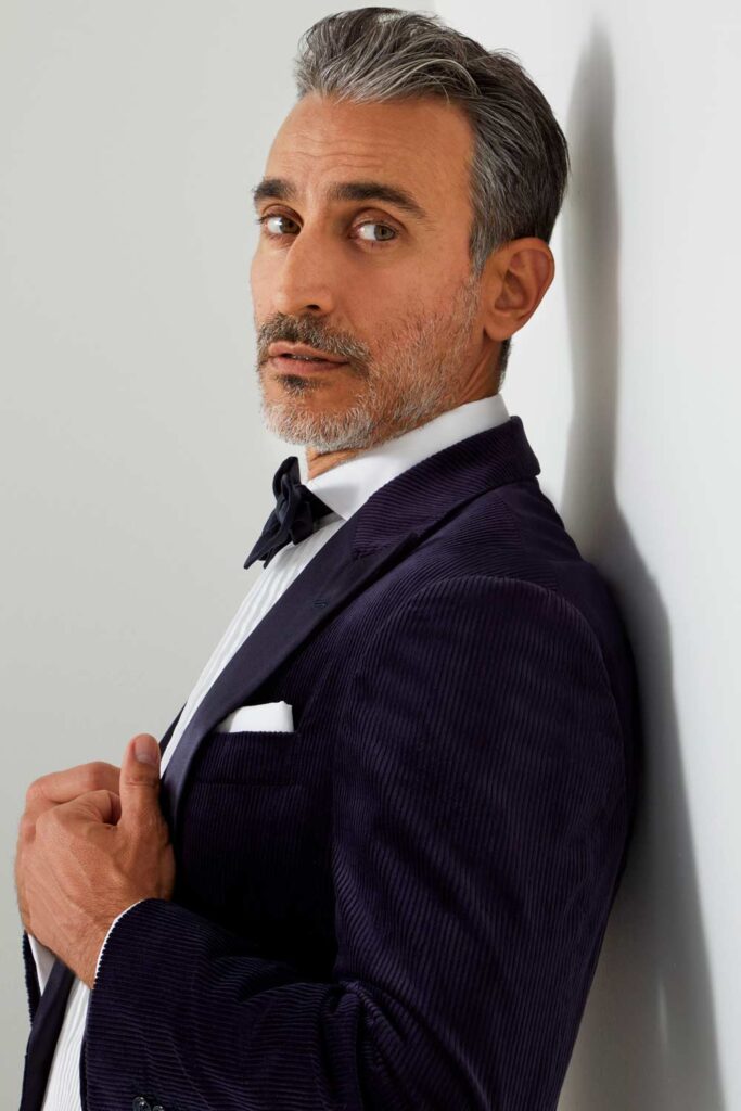 modello argentino, modello internazionale, fashion model, modello over 40, grey model, Dan John, Brunello Cucunelli