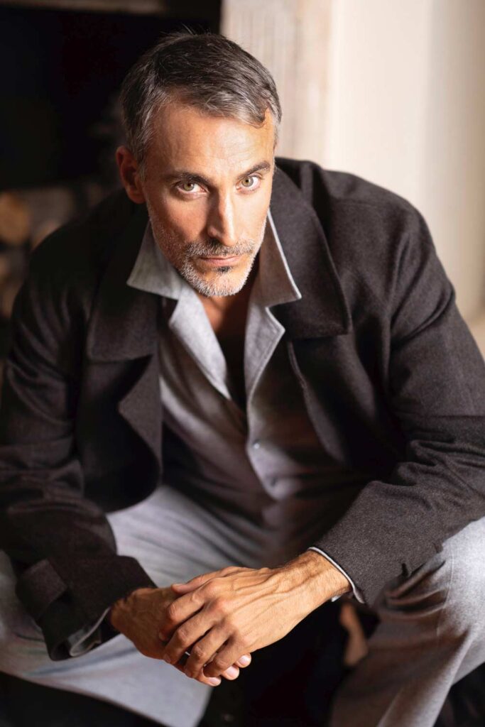 modello argentino, modello internazionale, fashion model, modello over 40, grey model, Dan John, Brunello Cucunelli