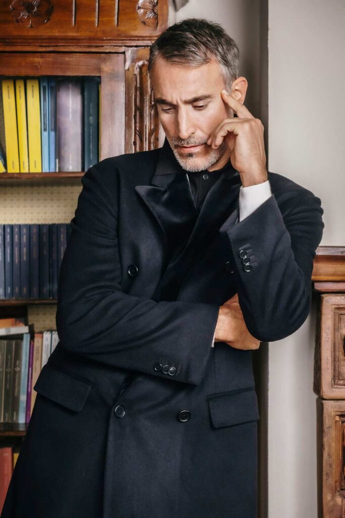 modello argentino, modello internazionale, fashion model, modello over 40, grey model, Dan John, Brunello Cucunelli