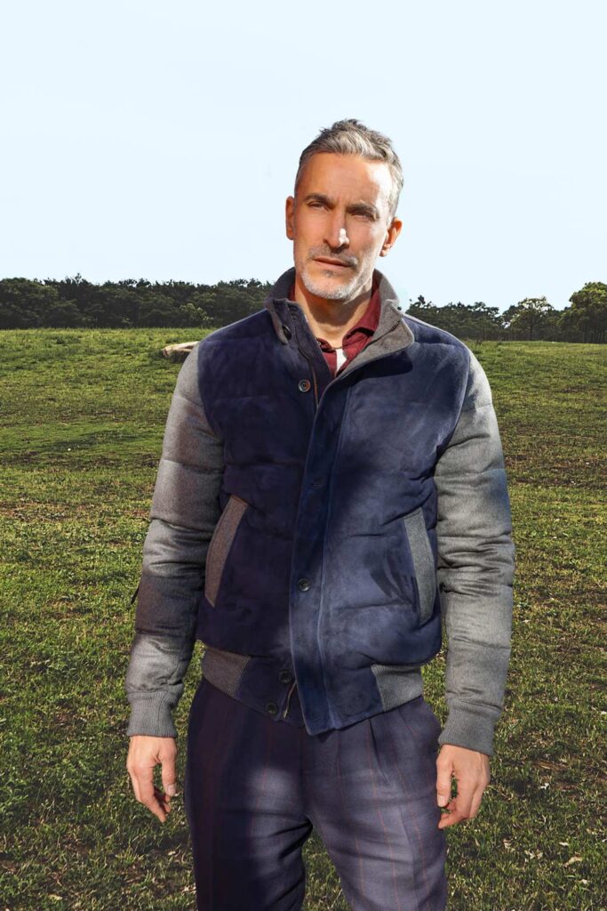 modello argentino, modello internazionale, fashion model, modello over 40, grey model, Dan John, Brunello Cucunelli
