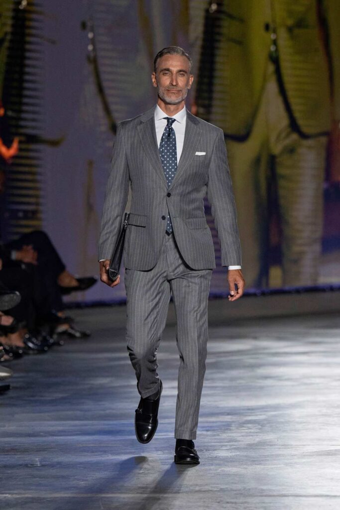 modello argentino, modello internazionale, fashion model, modello over 40, grey model, Dan John, Brunello Cucunelli