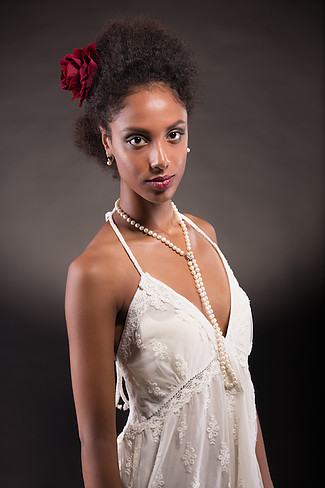 Maria Laura modella afro per sfilate shooting a Roma