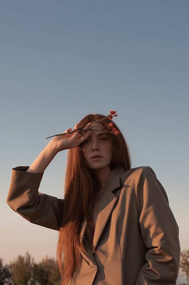 SARA S Sara S modella capelli rossi red haired model