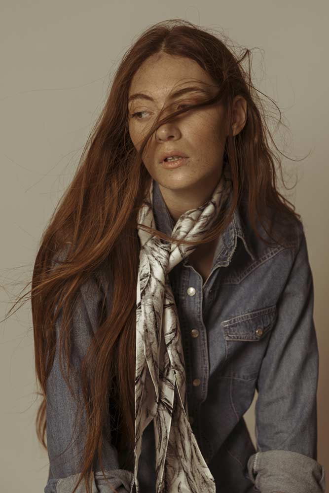 SARA S Sara S modella capelli rossi red haired model
