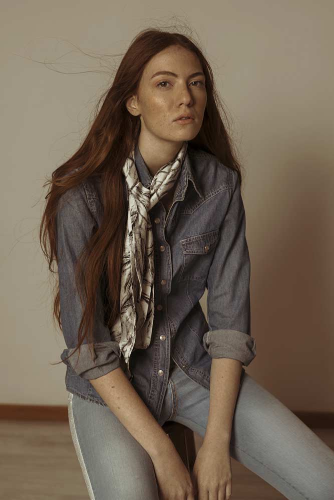 SARA S Sara S modella capelli rossi red haired model