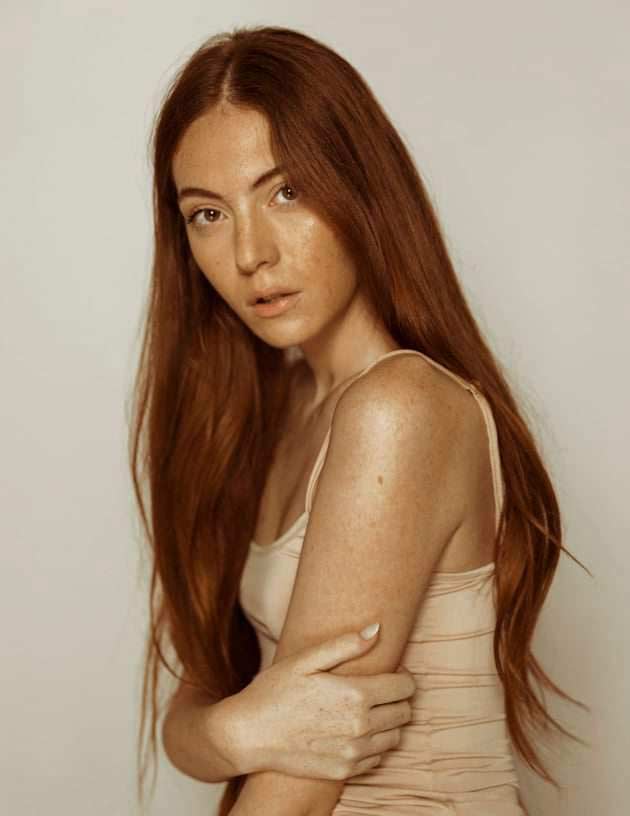 SARA S Sara S modella capelli rossi red haired model