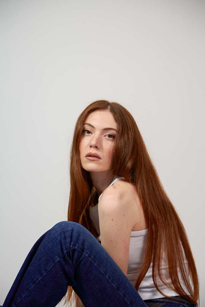 SARA S Sara S modella capelli rossi red haired model