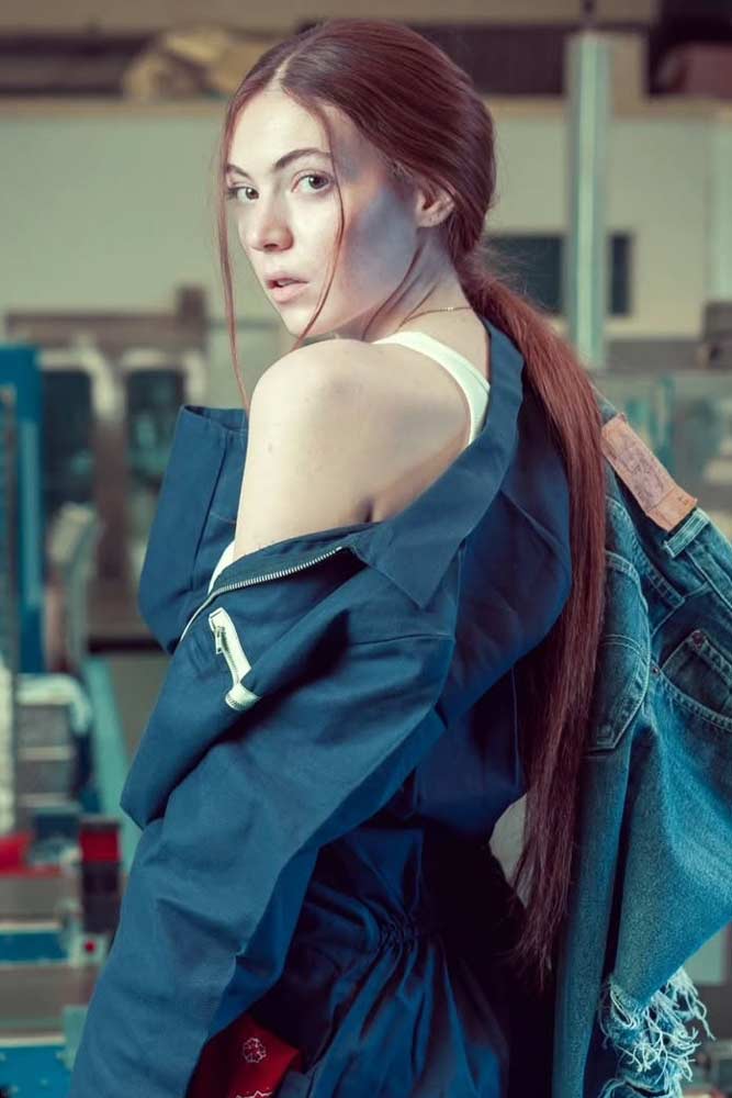SARA S Sara S modella capelli rossi red haired model