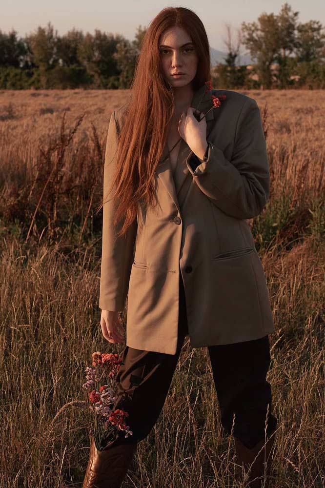 SARA S Sara S modella capelli rossi red haired model