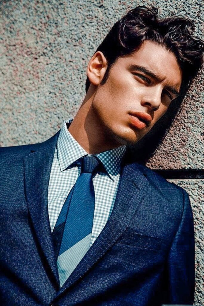 modello GUESS, Dolce &amp; Gabbana, grande fratello VIP, modello mediterraneo con occhi verdi